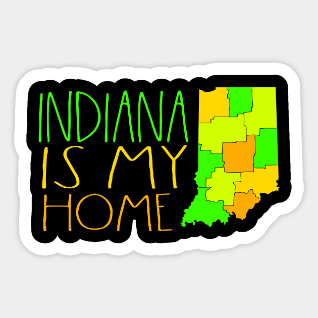 USA state: Indiana Sticker by KK-Royal